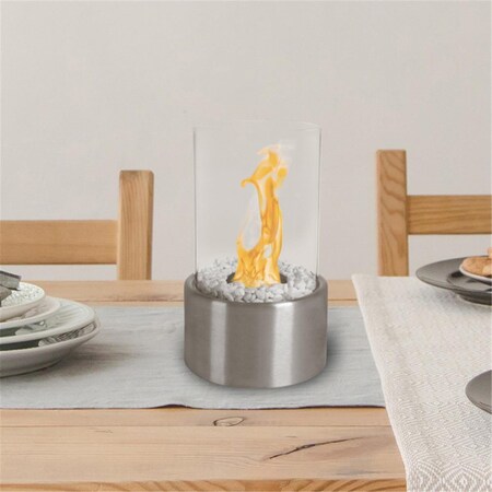 Northwest Northwest 80-BIOFP-2 Bio Ethanol Ventless Fireplace-Tabletop Cylinder Real Flame Smokeless Clean Burning 80-BIOFP-2